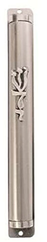Ultimate Judaica Mezuzah Cover with Modern Shin Daled Yud Design - 12 CM
