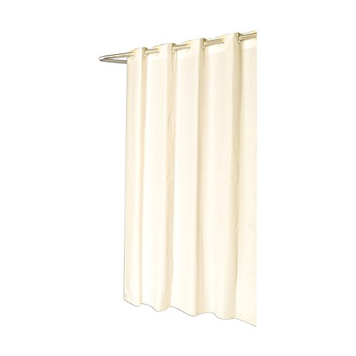 Park Avenue Deluxe Collection Park Avenue Deluxe Collection Shower Stall-Sized EZ-ON? inch Checks inch Polyester Shower Curtain in Ivory