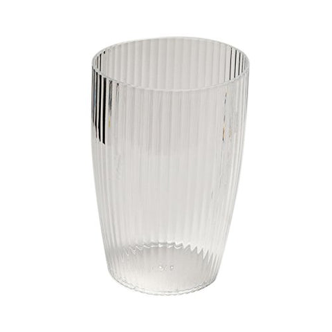 Park Avenue Deluxe Collection Park Avenue Deluxe Collection Clear Rib-Textured Waste Basket
