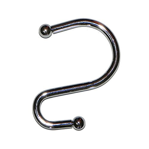 Park Avenue Deluxe Collection Park Avenue Deluxe Collection inch S inch Shower Curtain Hooks in Chrome