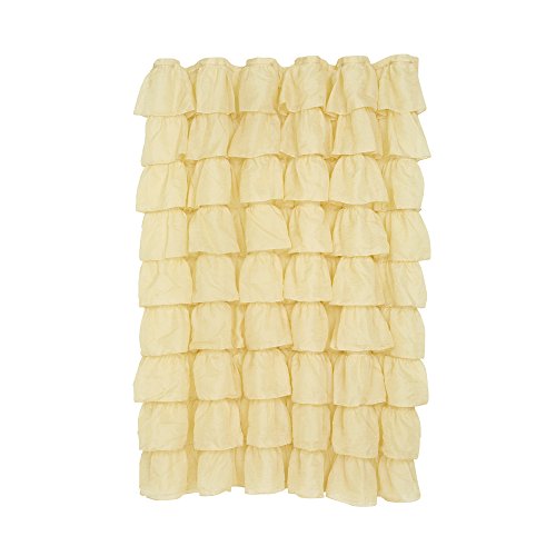 Park Avenue Deluxe Collection Park Avenue Deluxe Collection inch Carmen inch Polyester Shower Curtain in Gold