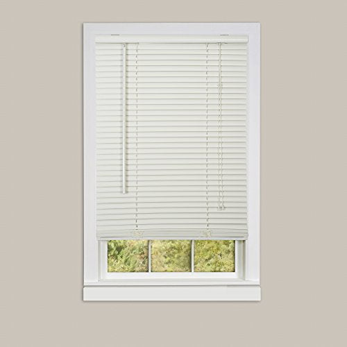 Ben&Jonah Collection Deluxe Sundown 1 inch Room Darkening Mini Blind 35x64 - Alabaster