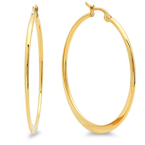 Ben and Jonah 18KT Gold Plated 45MM Hoop Earrings