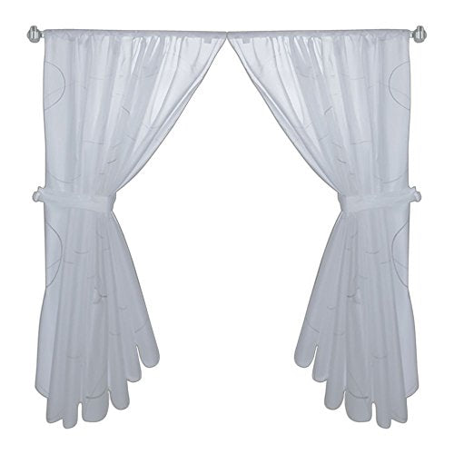 Park Avenue Deluxe Collection Park Avenue Deluxe Collection inch Ava inch Fabric Window Curtain