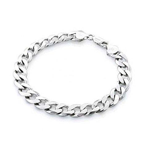 Ben & Jonah 925 Sterling Silver Curb Link Bracelet (8.15 inch  L)