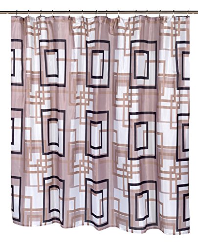 Royal Bath Extra Wide Water Repellant Fabric Shower Curtain Liner with Weighted Hem (108 inch x 72 inch ) - Lexington