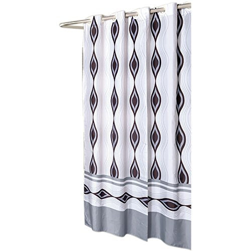 Park Avenue Deluxe Collection Park Avenue Deluxe Collection Extra Long EZ-ON? inch Harlequin inch Polyester Shower Curtain