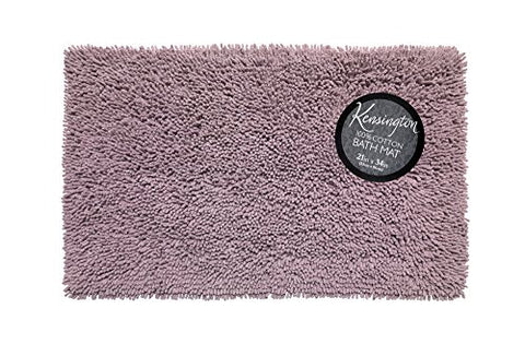 Park Avenue Deluxe Collection Park Avenue Deluxe Collection Shaggy Cotton Chenille Bath Room Rug Size 21 inch x34 inch  in Purple