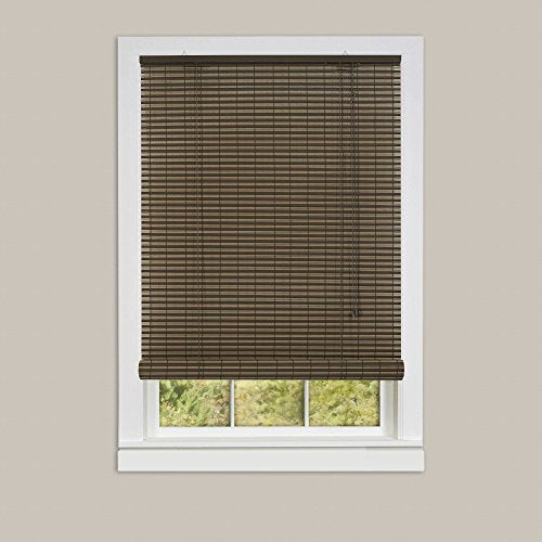 Sweet Roll Collection Set of 4 Cocoa / Almond Vinyl Roll-Up Blinds (36 inch x 72 inch )