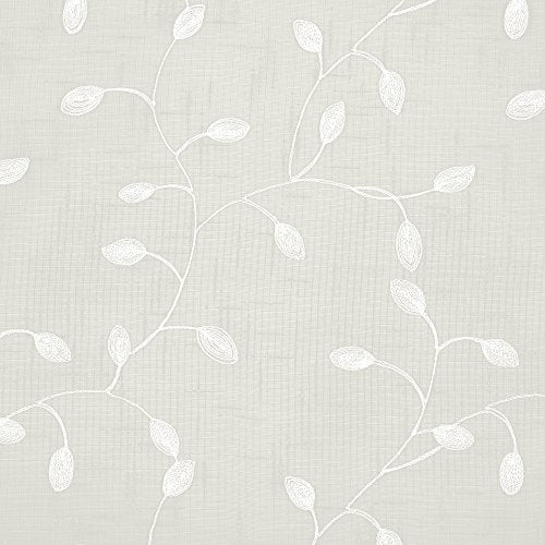 Ben&Jonah Collection Chloe Rod Pocket Window Curtain Panel - 50x84 - Ivory
