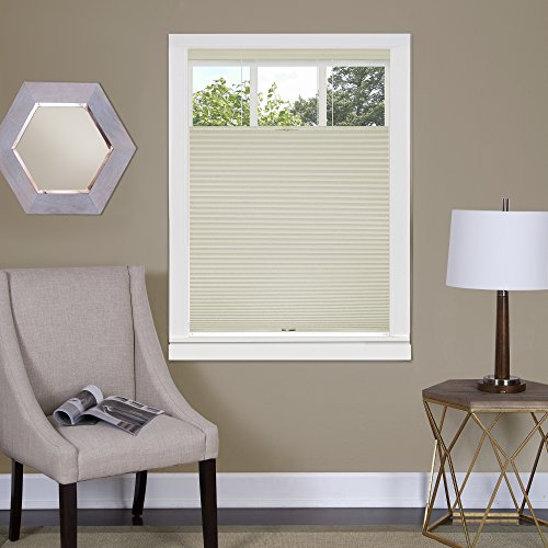 Ben&Jonah Collection Top Down-Bottom Up Cordless Honeycomb Cellular Shade 39x64 Alabaster