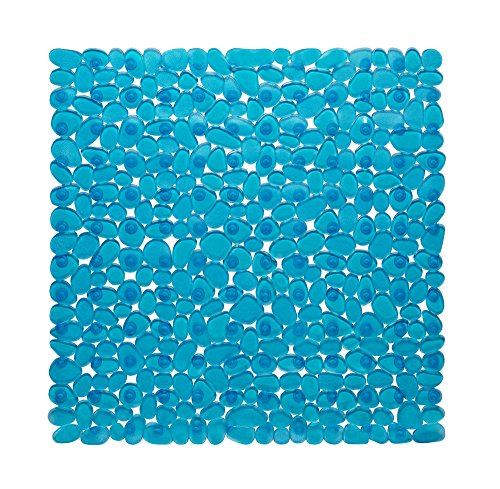 Park Avenue Deluxe Collection Park Avenue Deluxe Collection Stall Size inch Pebbles inch Vinyl Bath Mat in slate