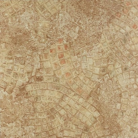 Park Avenue Collection NEXUS Ancient Beige Mosaic 12 Inch x 12 Inch Self Adhesive Vinyl Floor Tile #329 - 20 Tiles