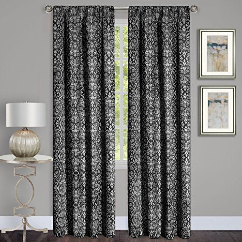 Ben&Jonah Collection Madison Window Curtain Panel - 54x84 - Black