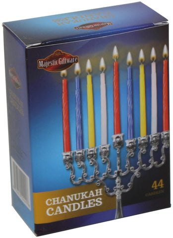 Ben&Jonah Chanukah Candles 44 Ct. 4" H - 50/Case