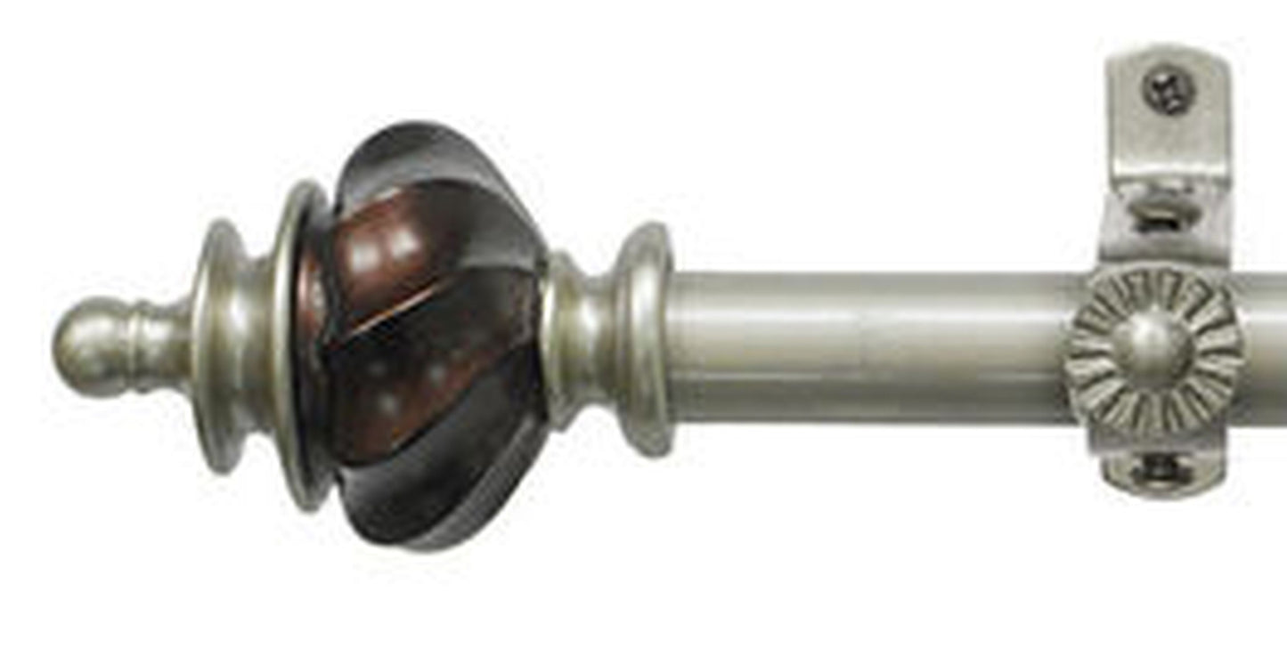 Traditional Elegance Decorative Rod & Finial Ashland 28-48