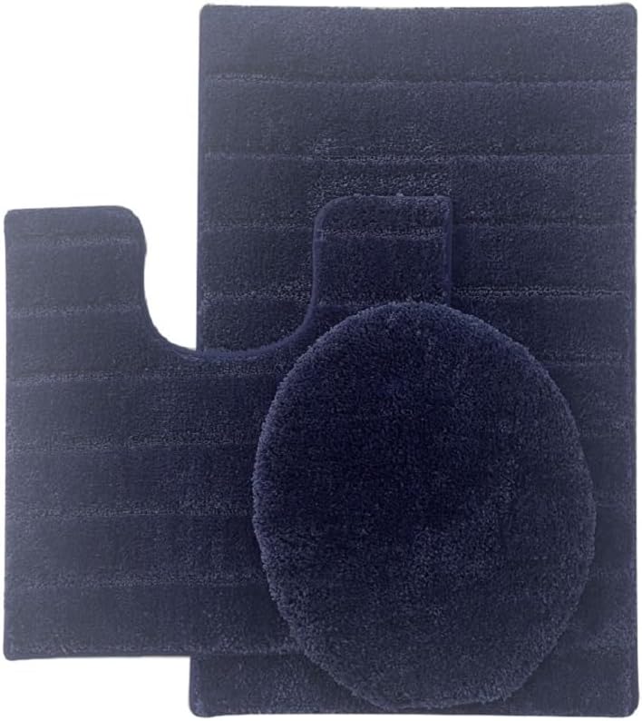 FonteLusso 3-Piece Bath Rug Set – Plush, Slip-Resistant, Machine Washable