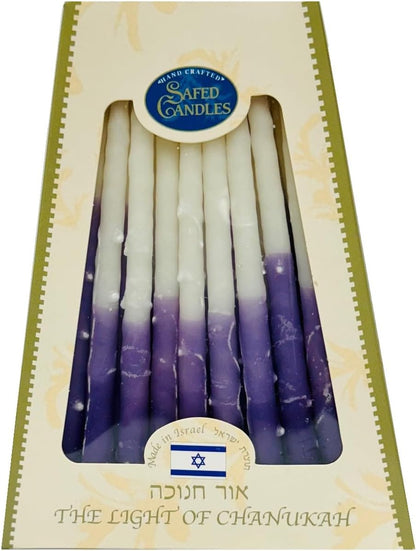 Ben&Jonah Safed Chanukah Candles - 45 Pack - 6" tall