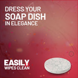 Premium Soap Dish - Engineered White Stone | Elegant Bathroom Accessory