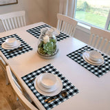 Traditional Elegance Buffalo Check Reversible Placemat - Set of Four