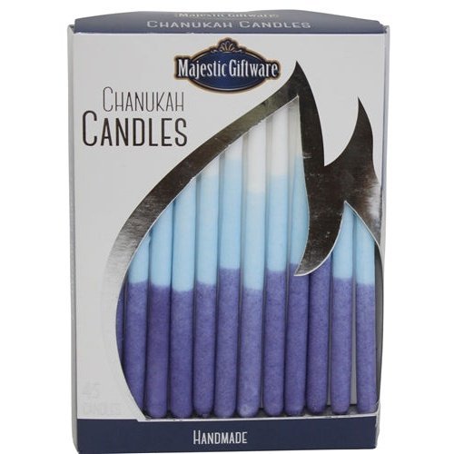 Lamp Lighters Ultimate Judaica Chanukah Candles - Executive Collection - 45 Pack -  6 inch Tall