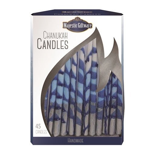 Lamp Lighters Ultimate Judaica Chanukah Candles - Executive Collection - 45 Pack -  6 inch Tall