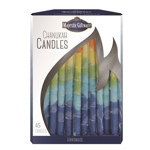 Lamp Lighters Ultimate Judaica Chanukah Candles - Executive Collection - 45 Pack -  6 inch Tall