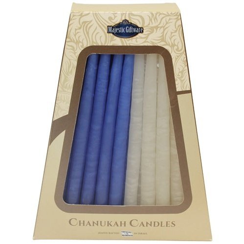 Ben&Jonah Safed Chanukah Candles - 45 Pack - 6" tall