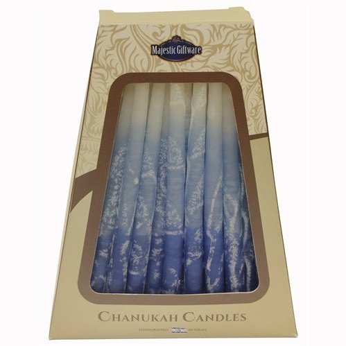 Ben&Jonah Safed Chanukah Candles - 45 Pack - 6" tall