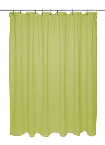 Park Avenue Deluxe Collection Park Avenue Deluxe Collection Standard Size 100% Cotton Chevron Weave Shower Curtain citron.