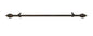 Lorraine Collection Elegant Metal Window Curtain Rod - Lawson (28 inch -48 inch )