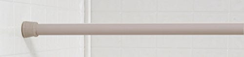 Royal Bath Steel Shower Curtain Tension Rod (41 inch  - 76 inch  Adjustable) - Linen