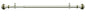 Park Avenue Collection Camino Decorative Rod & Finial Embrace 48-86