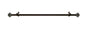 Lorraine Collection Elegant Metal Window Curtain Rod - Jordan (66 inch -120 inch )