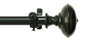 Ben&Jonah Collection Buono II Decorative Rod & Finial Othello Mocha 66-120