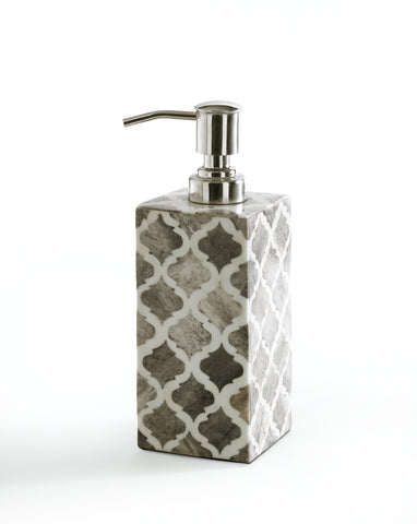 Royal Bath Moroccan Mosaic Styled Lotion Dispenser/ Soap Pump (2.6"L x 2.6"W x 7.5"H)