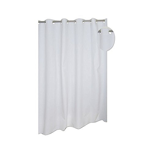 Park Avenue Deluxe Collection Park Avenue Deluxe Collection EZ-ON? PEVA Shower Curtain in White