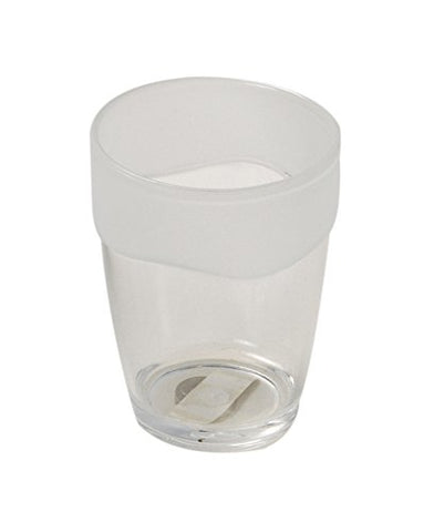 Park Avenue Deluxe Collection Park Avenue Deluxe Collection Clear with Frosted Trim Rib-Textured Tumbler