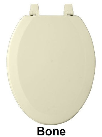 Ben&Jonah Collection Fantasia 19 Inch Bone Elongated Wood Toilet Seat