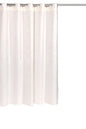 Park Avenue Deluxe Collection Park Avenue Deluxe Collection Pre Hooked? Fabric Shower Curtain in Ivory