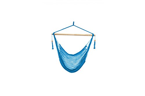 Patio Bliss Island Rope Chair - Light Blue - Light Blue
