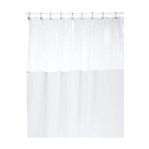 Park Avenue Deluxe Collection Park Avenue Deluxe Collection  inch Window inch  Vinyl Shower Curtain in White