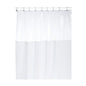 Park Avenue Deluxe Collection Park Avenue Deluxe Collection  inch Window inch  Vinyl Shower Curtain in White