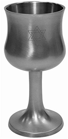 Kiddush Cup Pewter 5.5 inch H