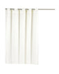 Park Avenue Deluxe Collection Park Avenue Deluxe Collection Pre Hooked? Satin Stripe Fabric Shower Curtain in Ivory