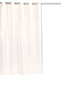 Park Avenue Deluxe Collection Park Avenue Deluxe Collection Pre Hooked? Moire Fabric Shower Curtain in Ivory