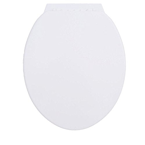 Ben&Jonah Collection Fantasia 17 Inch White Standard Plastic Toilet Seat