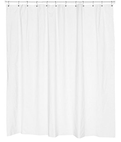 Park Avenue Deluxe Collection Park Avenue Deluxe Collection Mildew-Resistant 10 Gauge Vinyl Shower Curtain Liner w/ Metal Grommets and Reinforced Mesh Header in Bone