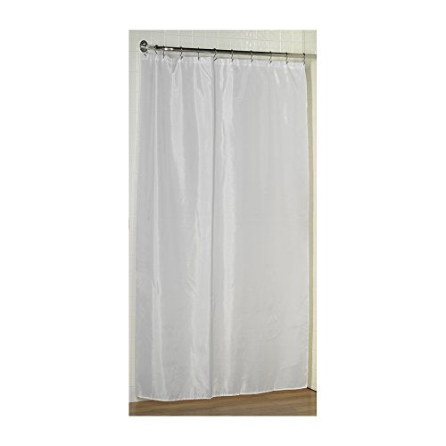 Park Avenue Deluxe Collection Park Avenue Deluxe Collection Shower Stall-Sized Polyester Shower Curtain Liner in White