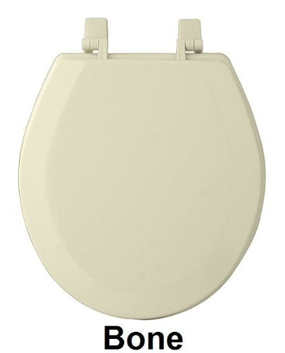 Ben&Jonah Collection Fantasia 17 Inch Bone Standard Wood Toilet Seat